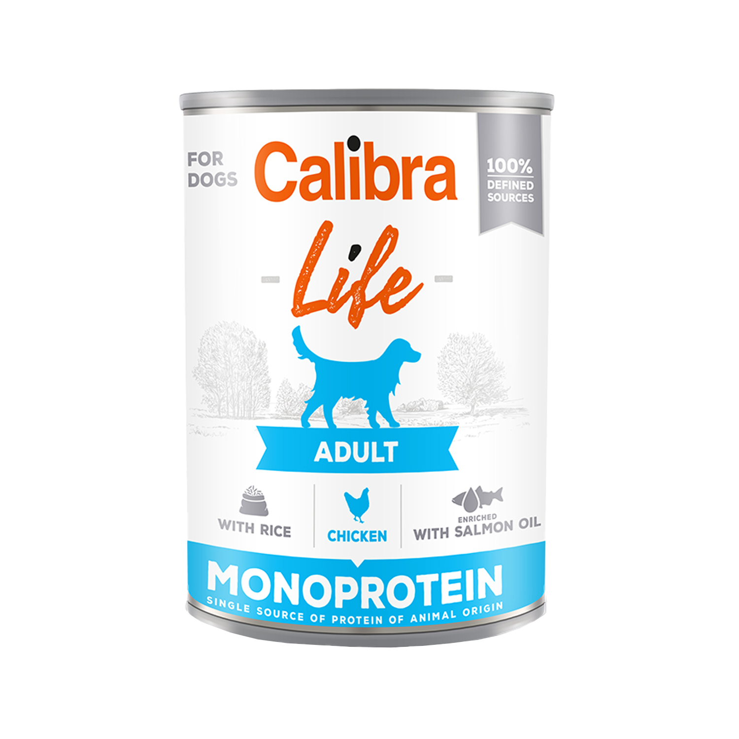 Calibra Dog Life Adult Natvoer - Kip - 6 x 400 g