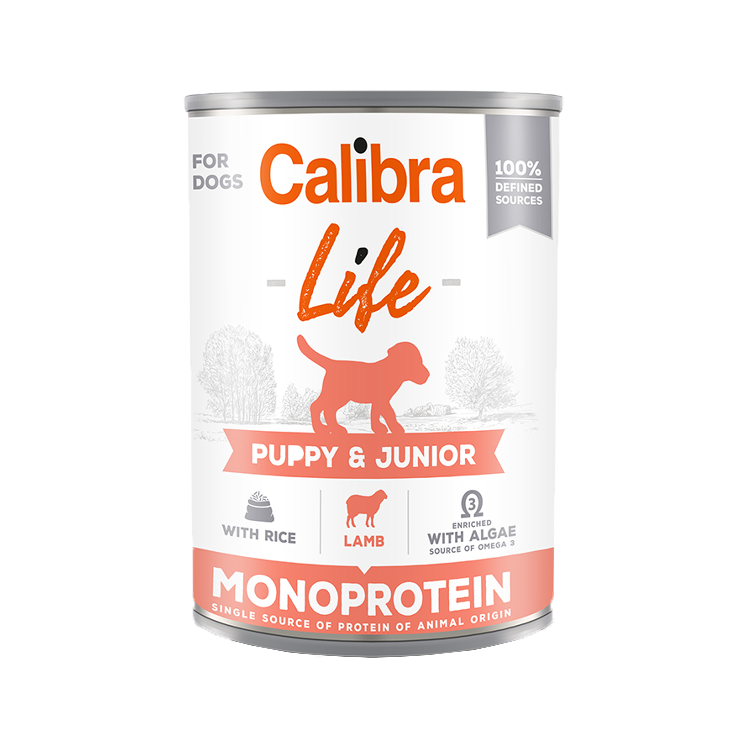 Calibra Dog Life Puppy & Junior Natvoer - Lam - 6 x 400 g