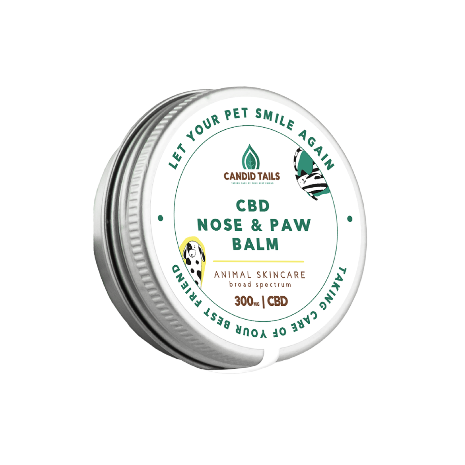 Candid Tails CBD næse- og potebalsam - 30 ml