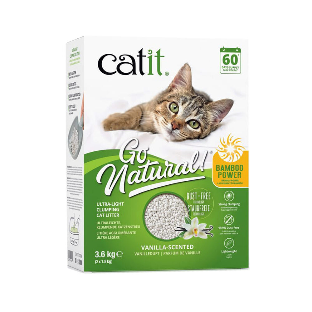 Catit Go Natural Katzenstreu Bambus