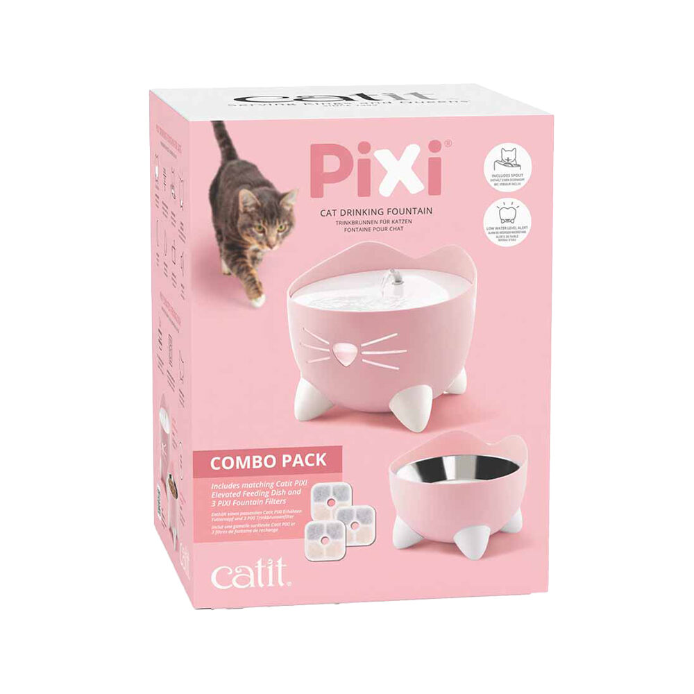 Catit PIXI Trinkbrunnen Combo Kit - Rosa