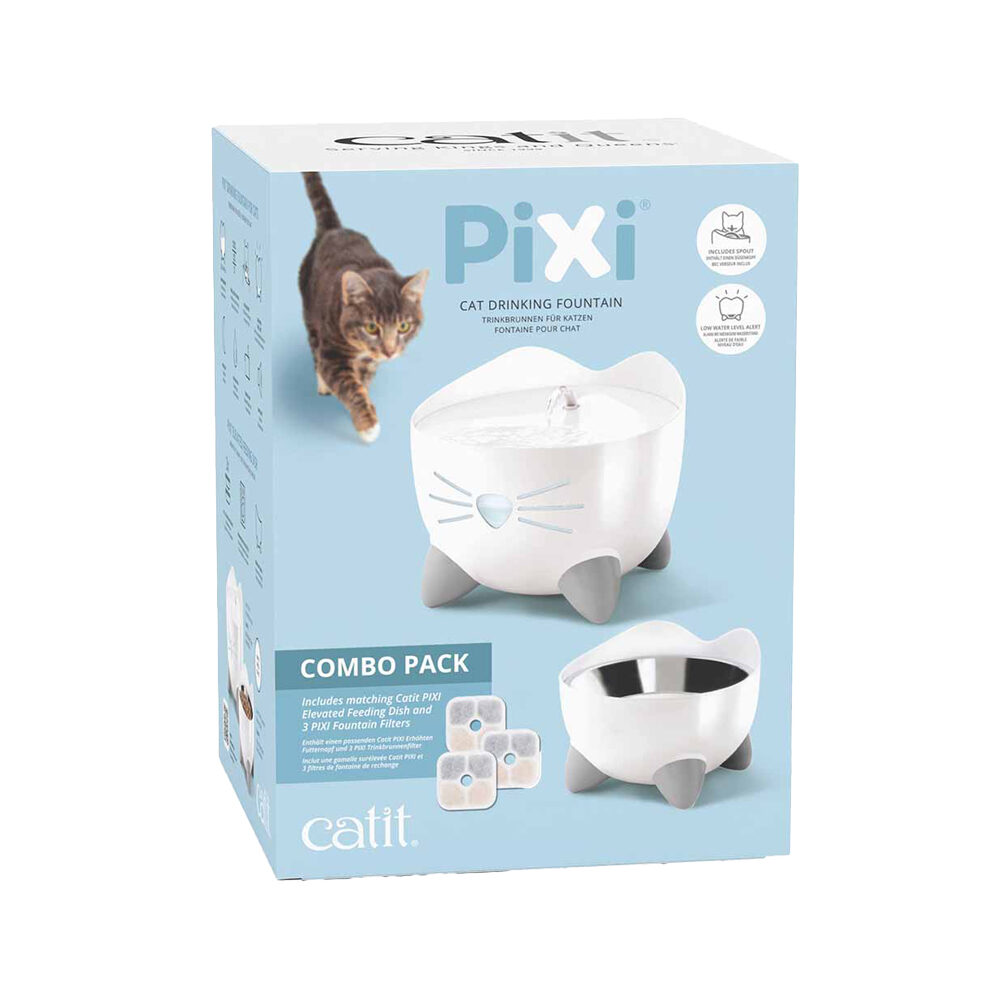 Catit PIXI Trinkbrunnen Combo Kit - Weiß