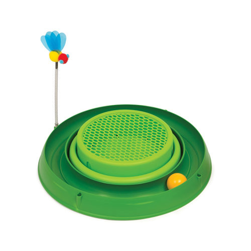 Catit Play Circuit Ball Toy with Grass Planter