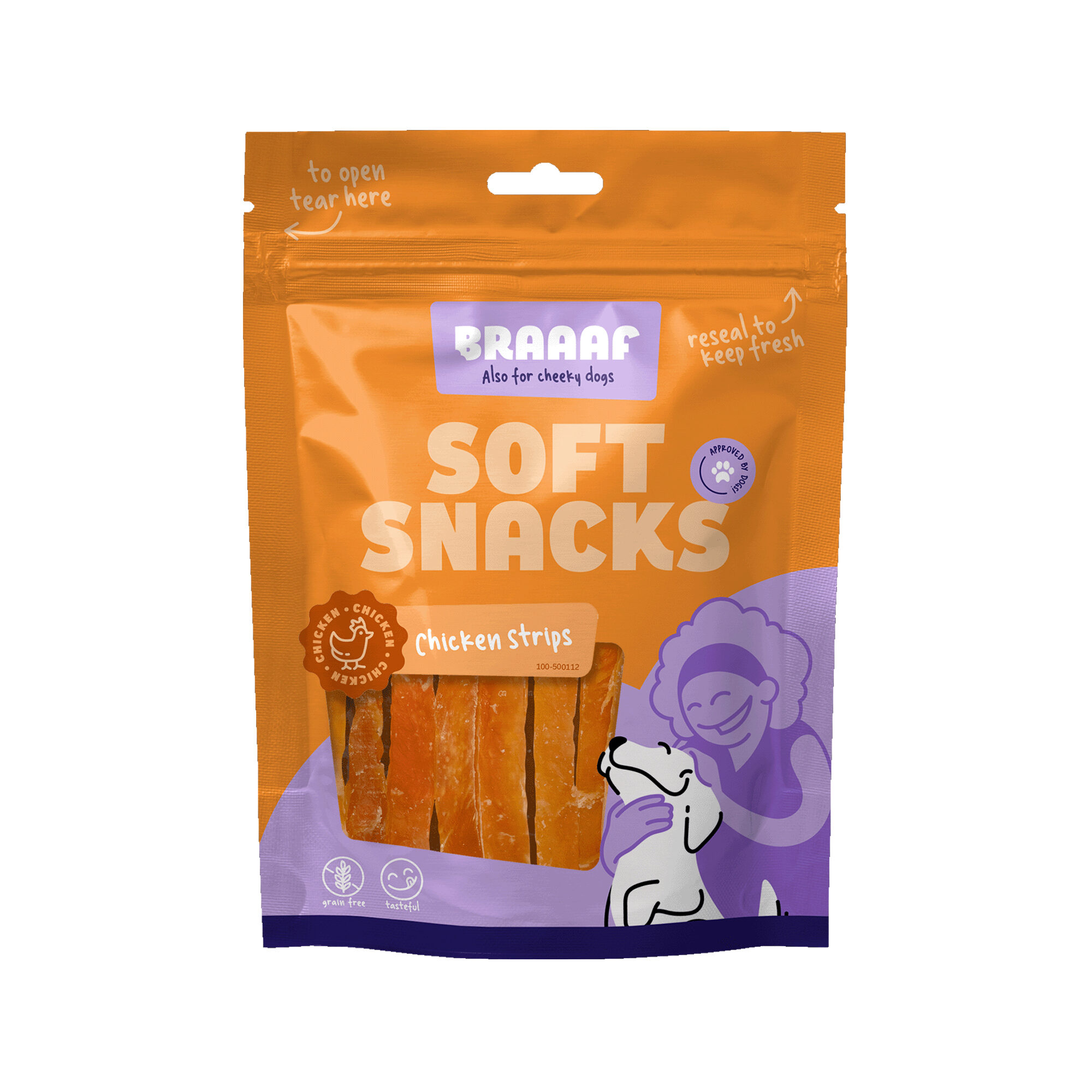 Braaaf Lamelles de Poulet - 85 g