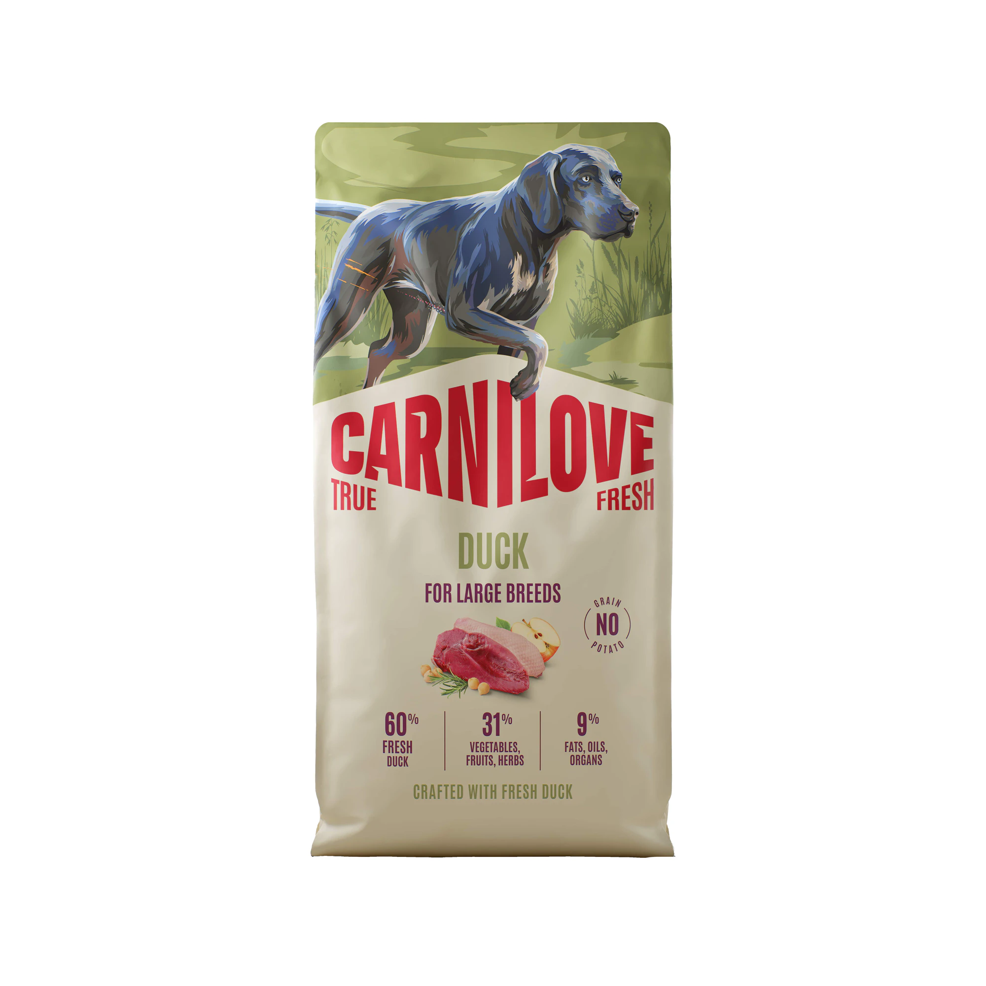 Carnilove True Fresh Large Breeds - Ente - 12 kg