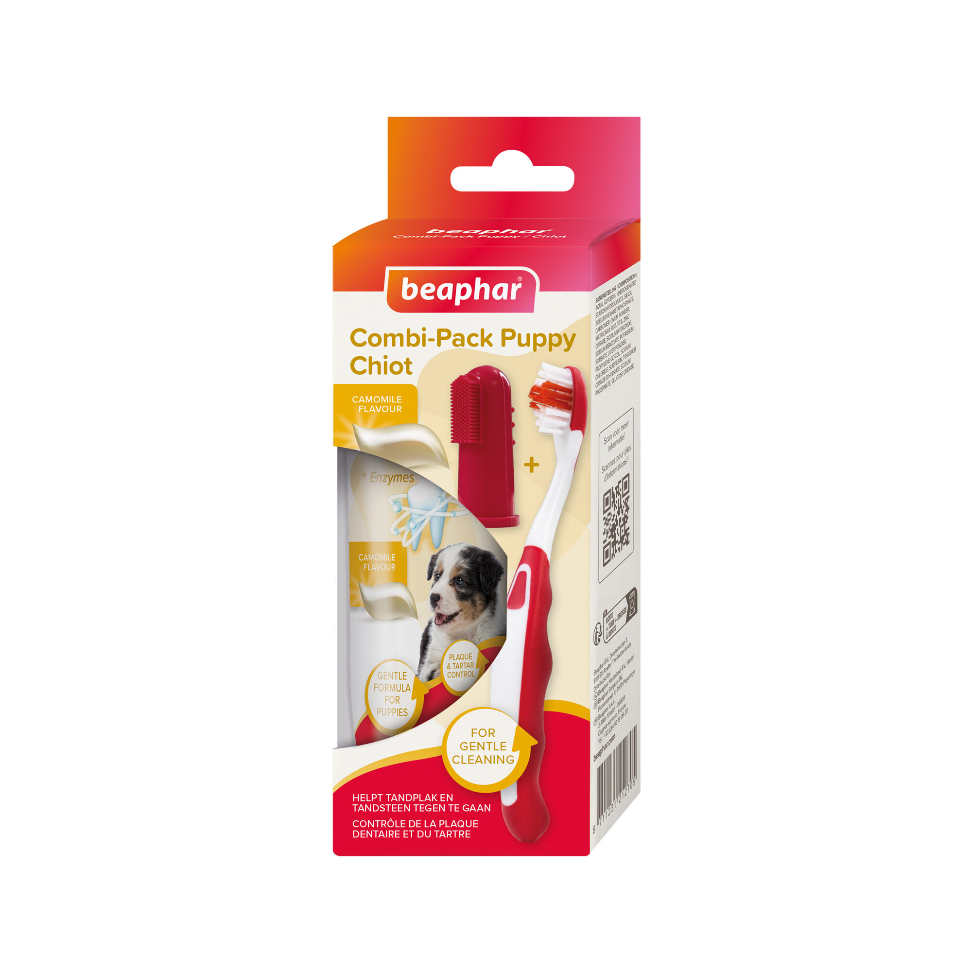 beaphar Combi-pack Tandpasta & Tandenborstel - Puppy