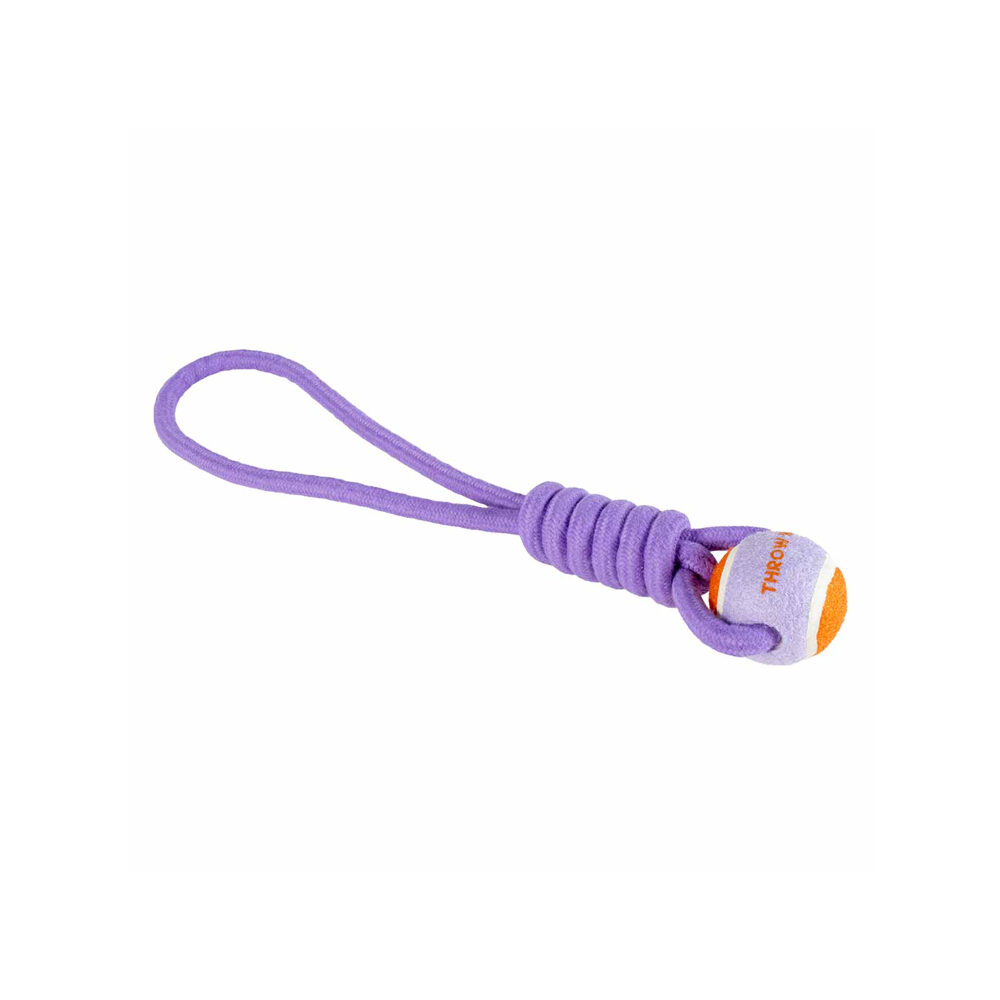 Coockoo Swing/Throw Me Ball med Reb Løkke - Lilla/Orange