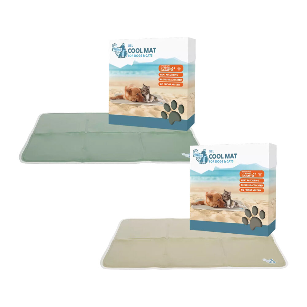 CoolPets Gel Cooling Mat - Olivgrün - M
