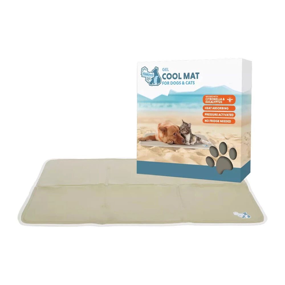 CoolPets Gel Cooling Mat - Beige - M