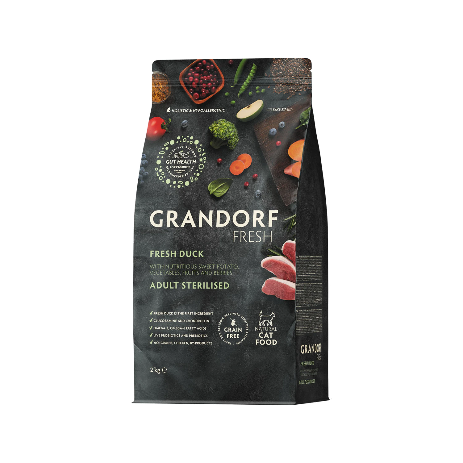 Grandorf Fresh Sterilised Adult - Canard - Alimentation pour chats