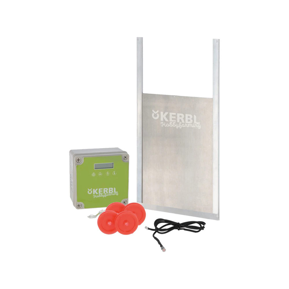 Kerbl Automatische Kippendeur met Schuifdeur - 300 x 400 mm - M