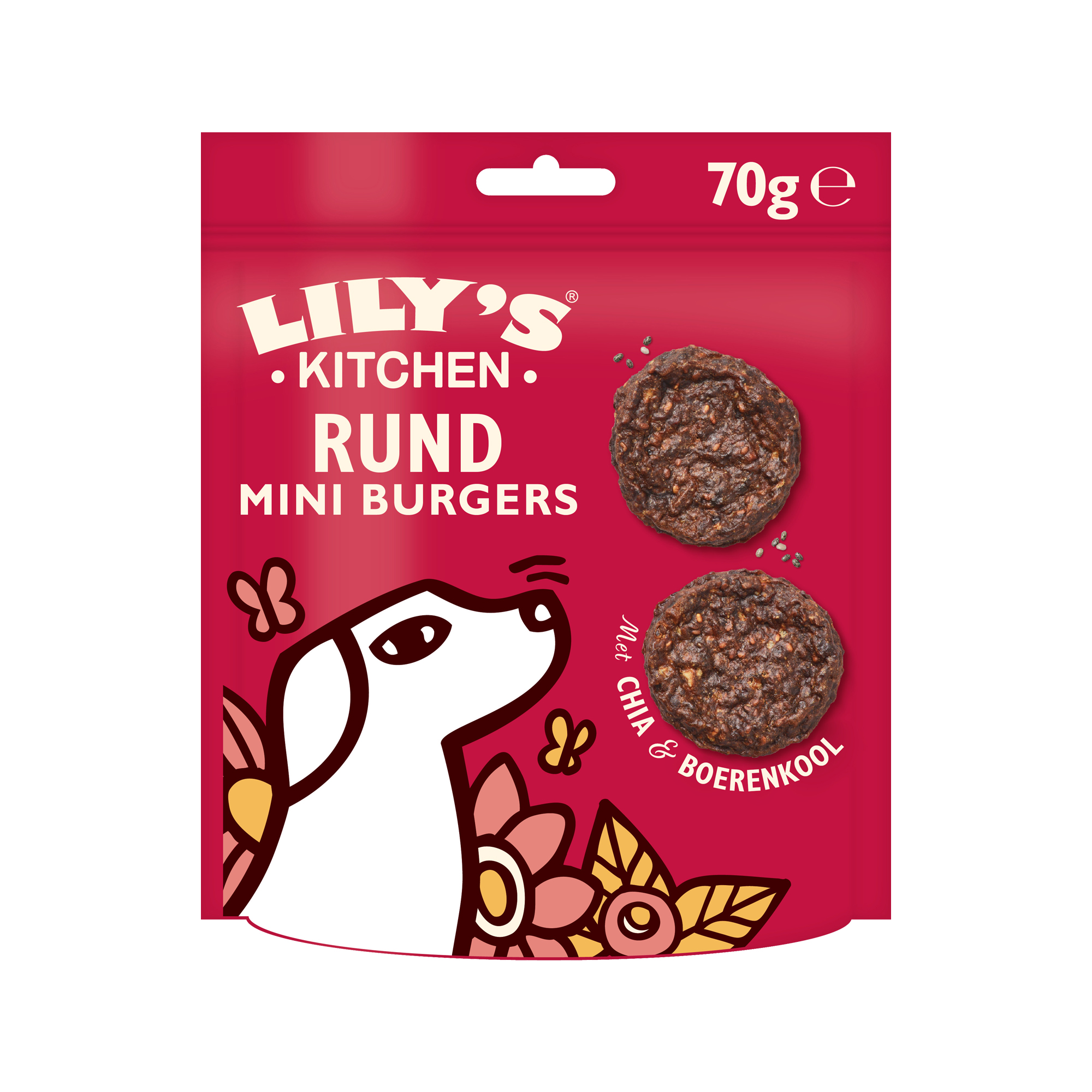 Lily's Kitchen Dog Treats - Beef Burger - 70 g