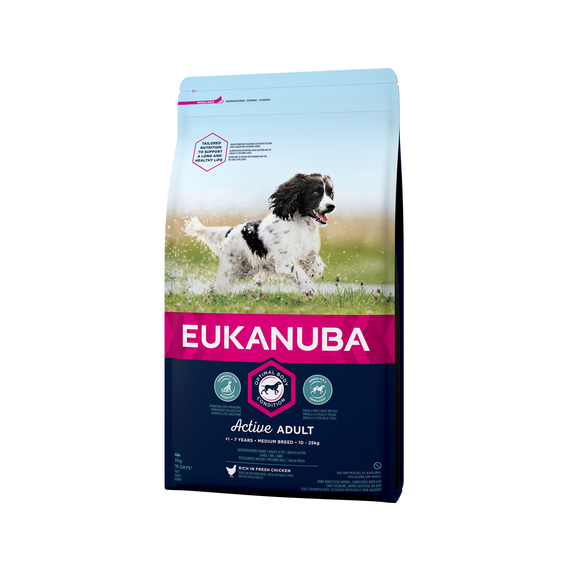 Eukanuba Active Adult Medium Breed Hundefoder