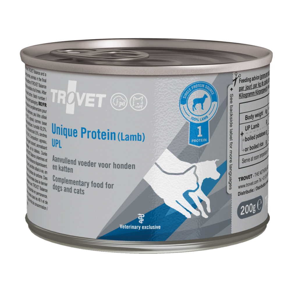 Trovet Unique Protein UPL - Boîte - Agneau - 6 x 200 g