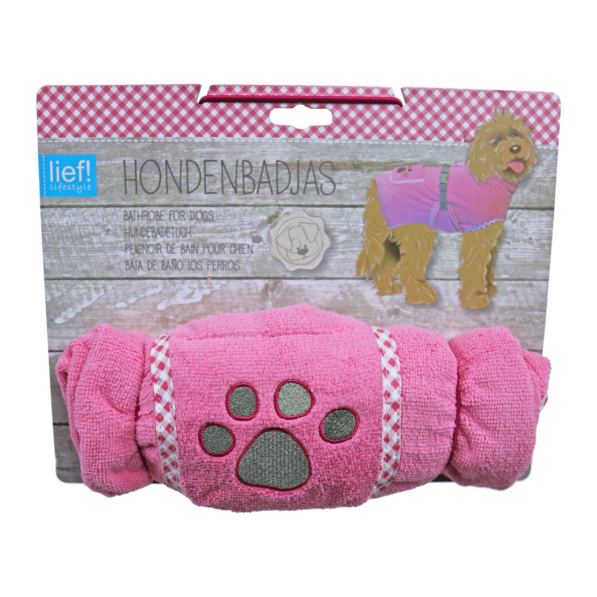 lief! Girls Dog Bathrobe