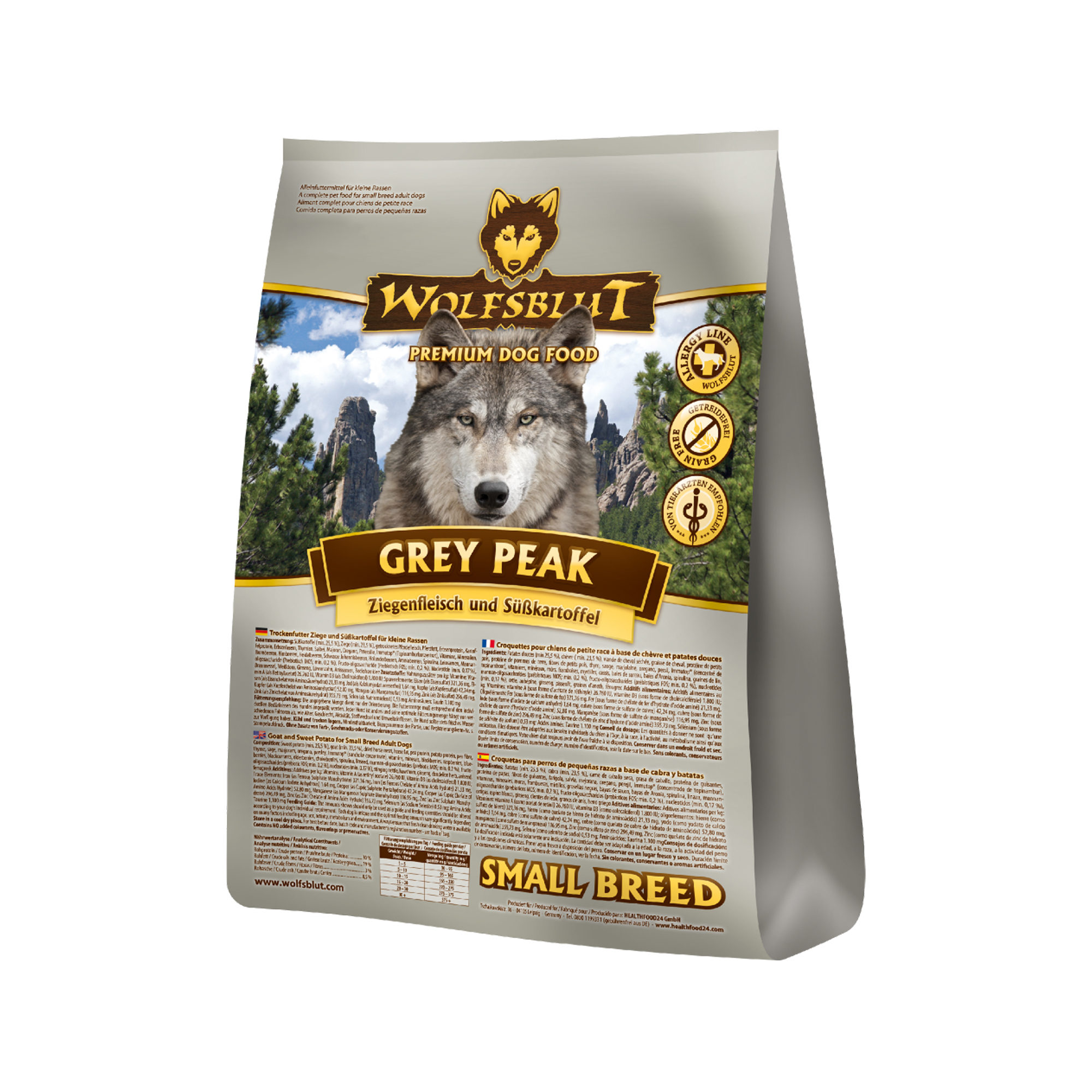 Wolfsblut Grey Peak Small Breed Hundefutter