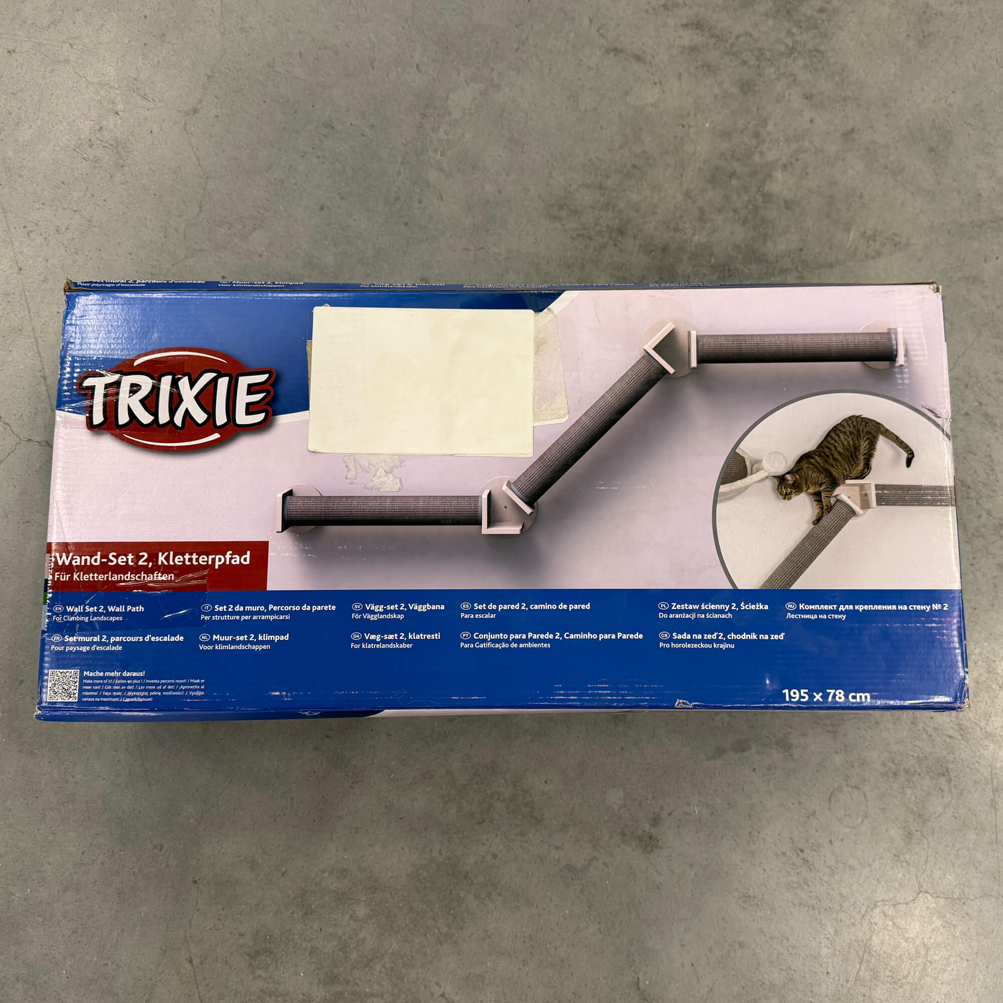 Trixie Muur-Set 2 Katten (Tweede kans)