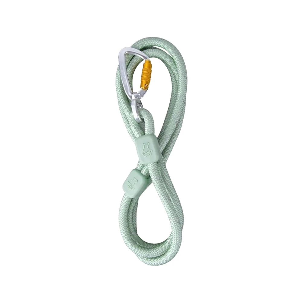 Woolly Wolf Rope Leash - Glacier Green