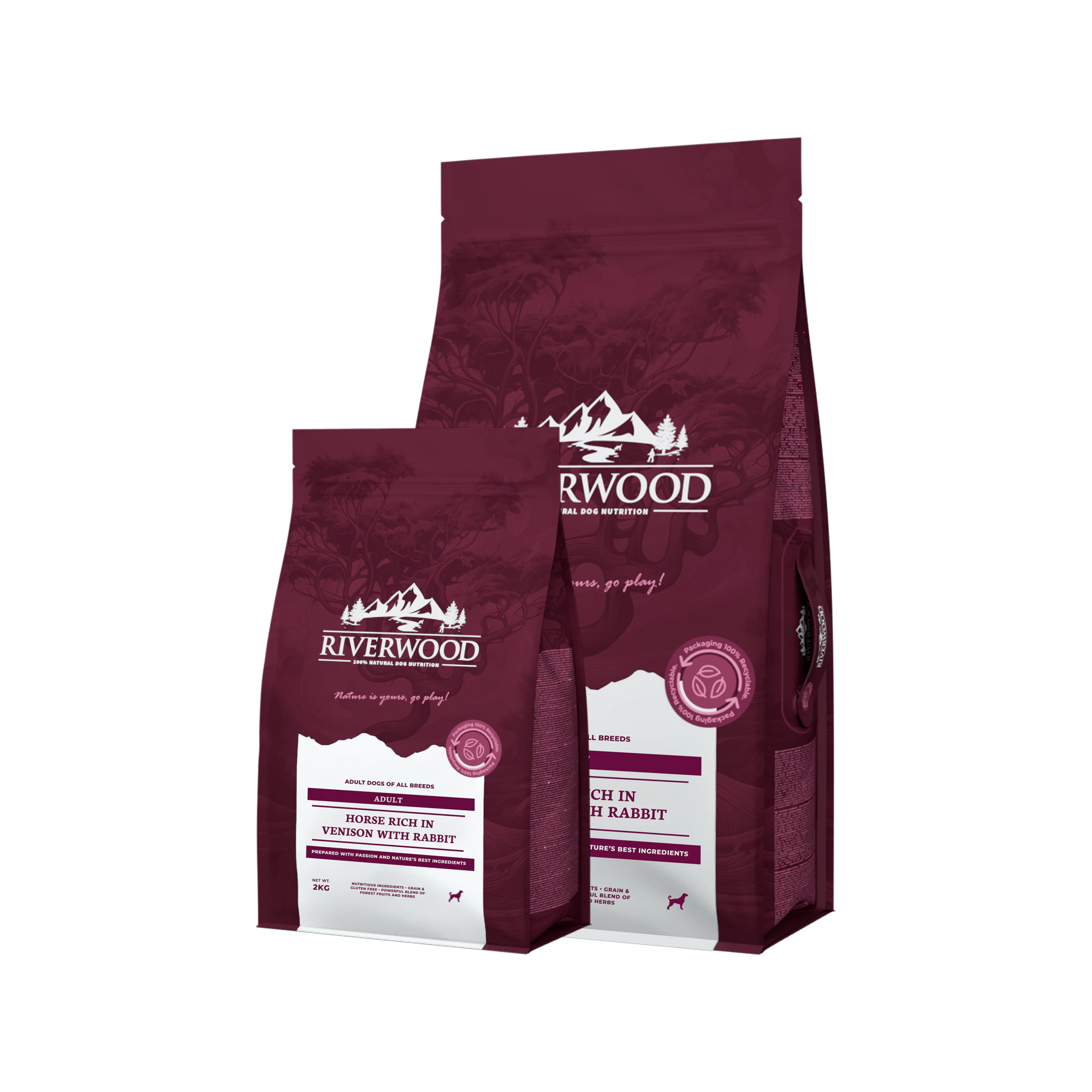 Riverwood Adult & Senior Dog - Horse & Venison with Rabbit