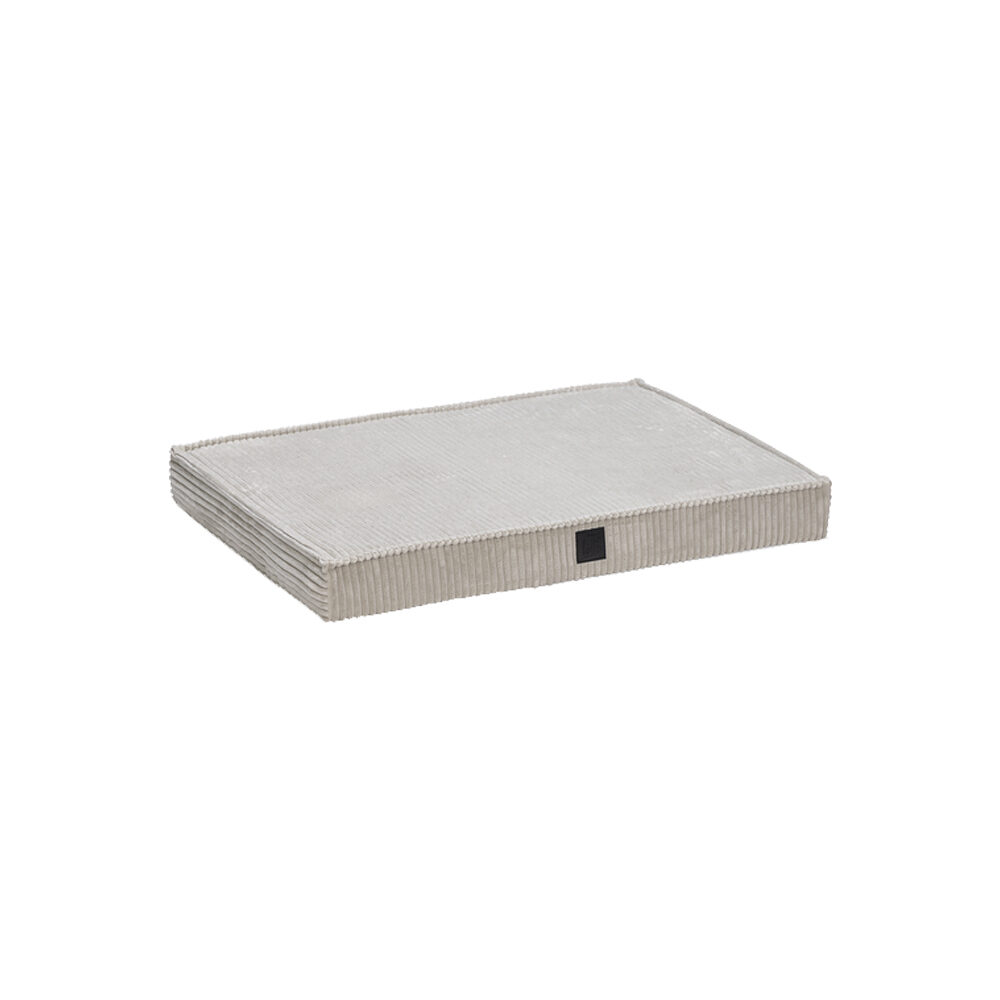 DBL Orthopädisches Rippendesign Bettenkissen - Hellgrau - 76 x 53 cm 