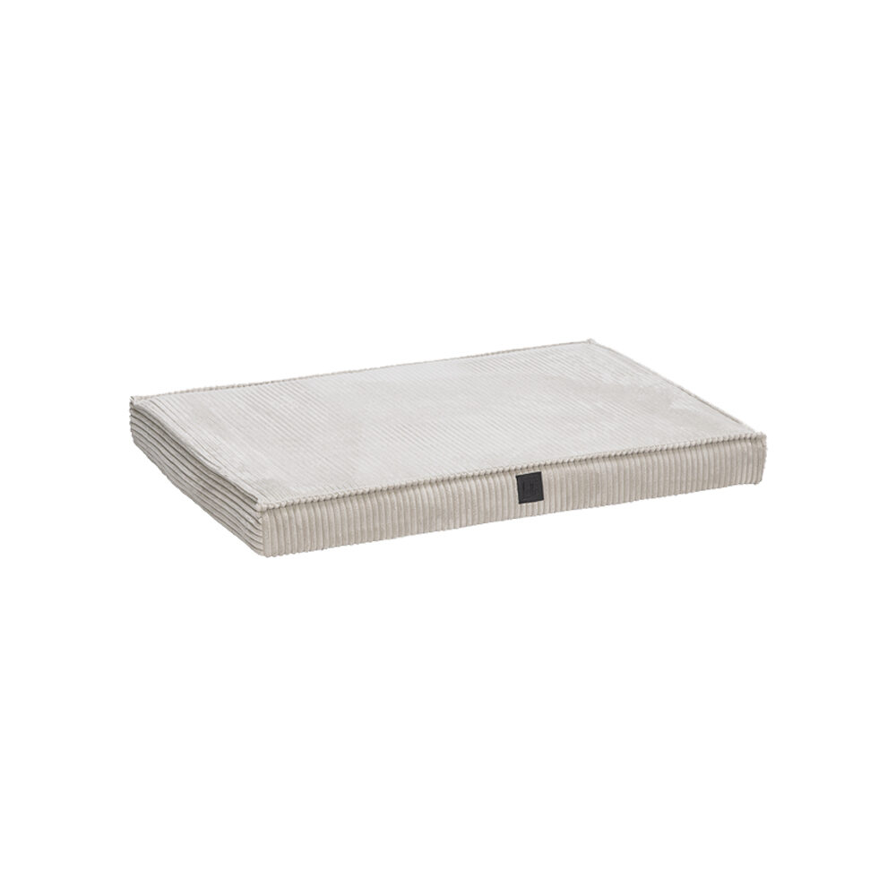 DBL Orthopädisches Rippendesign Bettenkissen - Hellgrau - 76 x 53 cm 