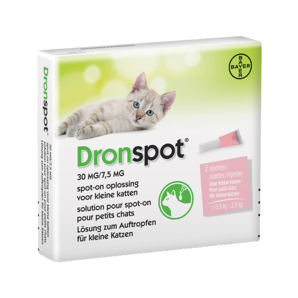 Dronspot Cat - für kleine Katzen - 2 Pipetten