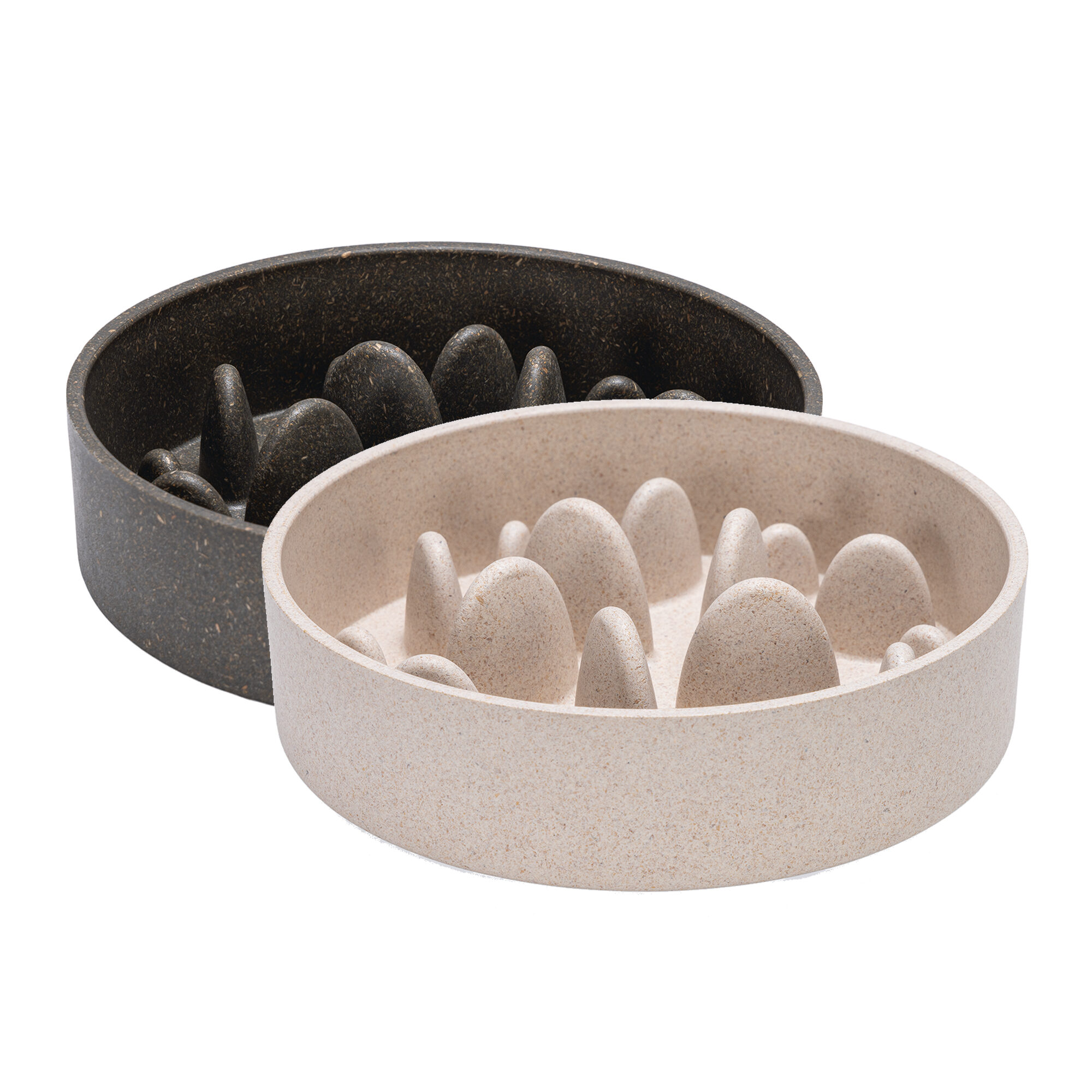 Designed By Lotte Bambus Anti-Snatching Napf Pom - Hund - Grau - 1430 Ml
