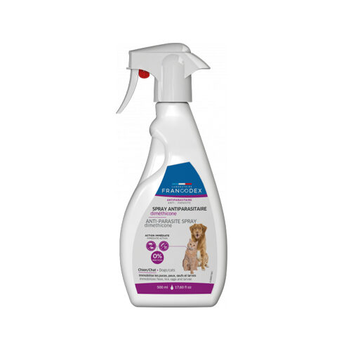 Francodex Dimethicone Antiparasite Spray - 500 ml