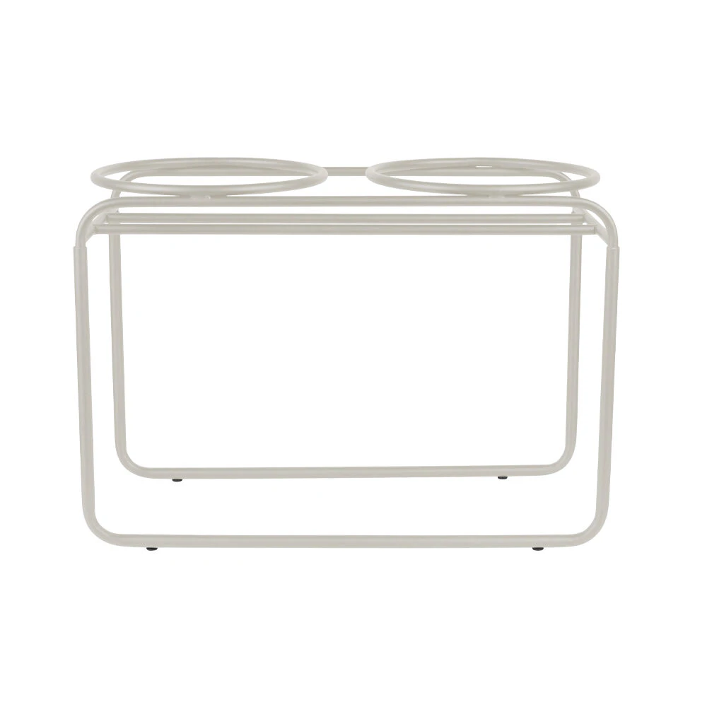 District 70 Butler Food Bowl Stand - Dog - L - Beige