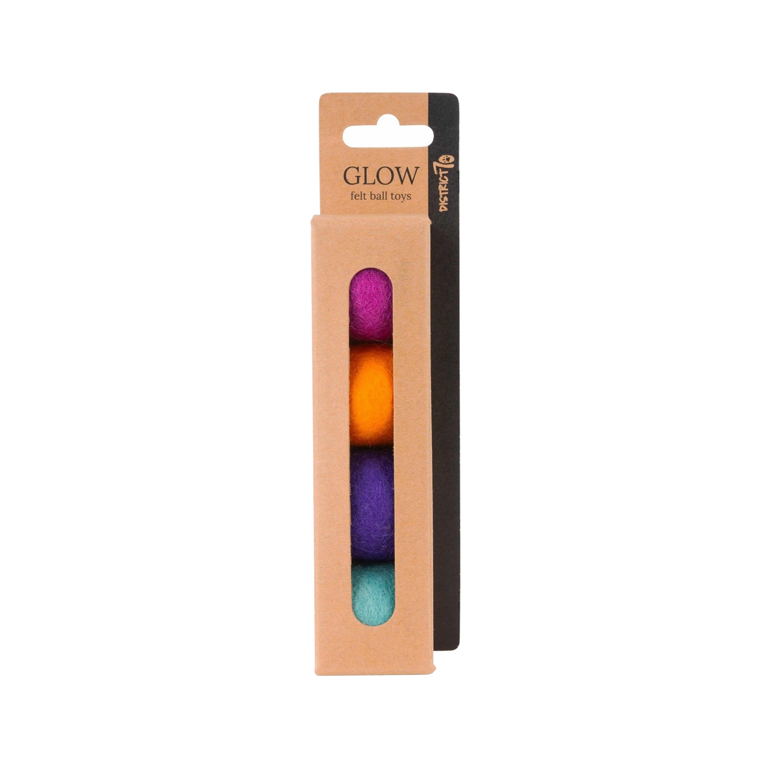 District 70 Felt Ball Toys - Glow
