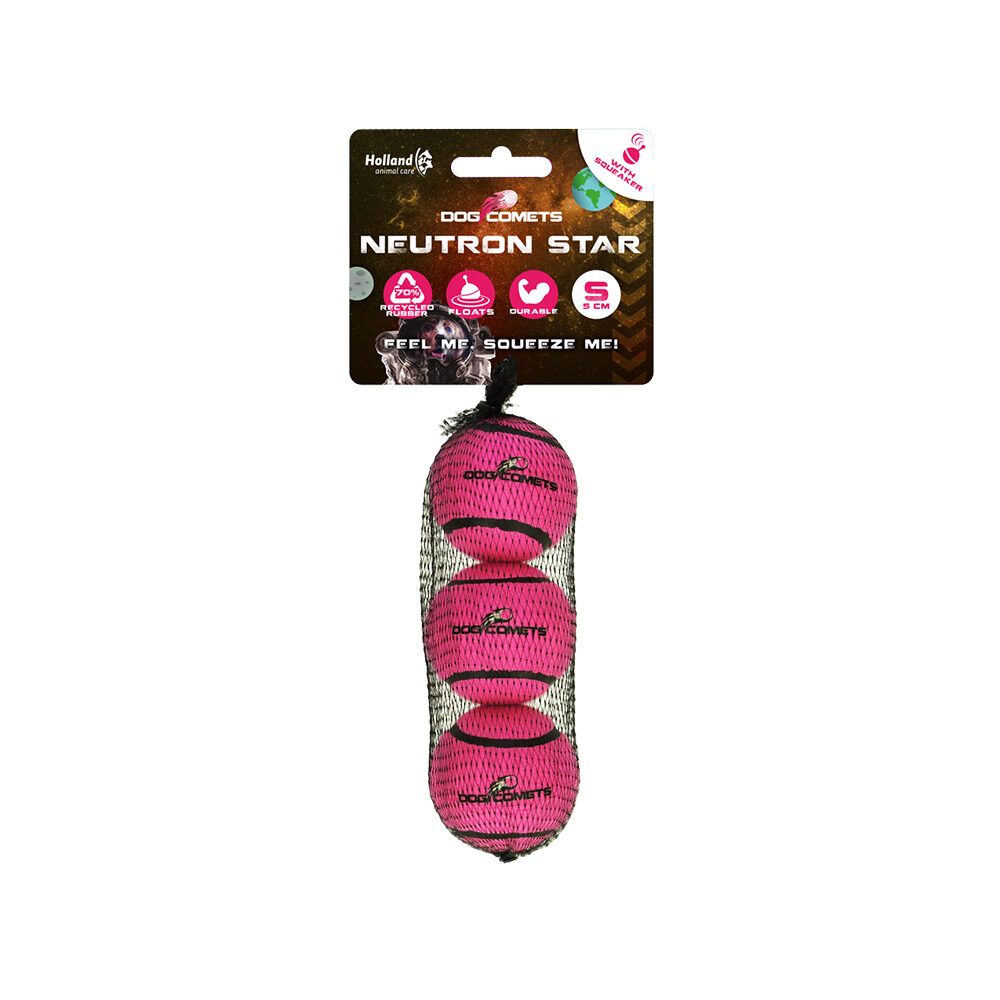 Dog Comets Neutron Star - S - Roze (3-pack)