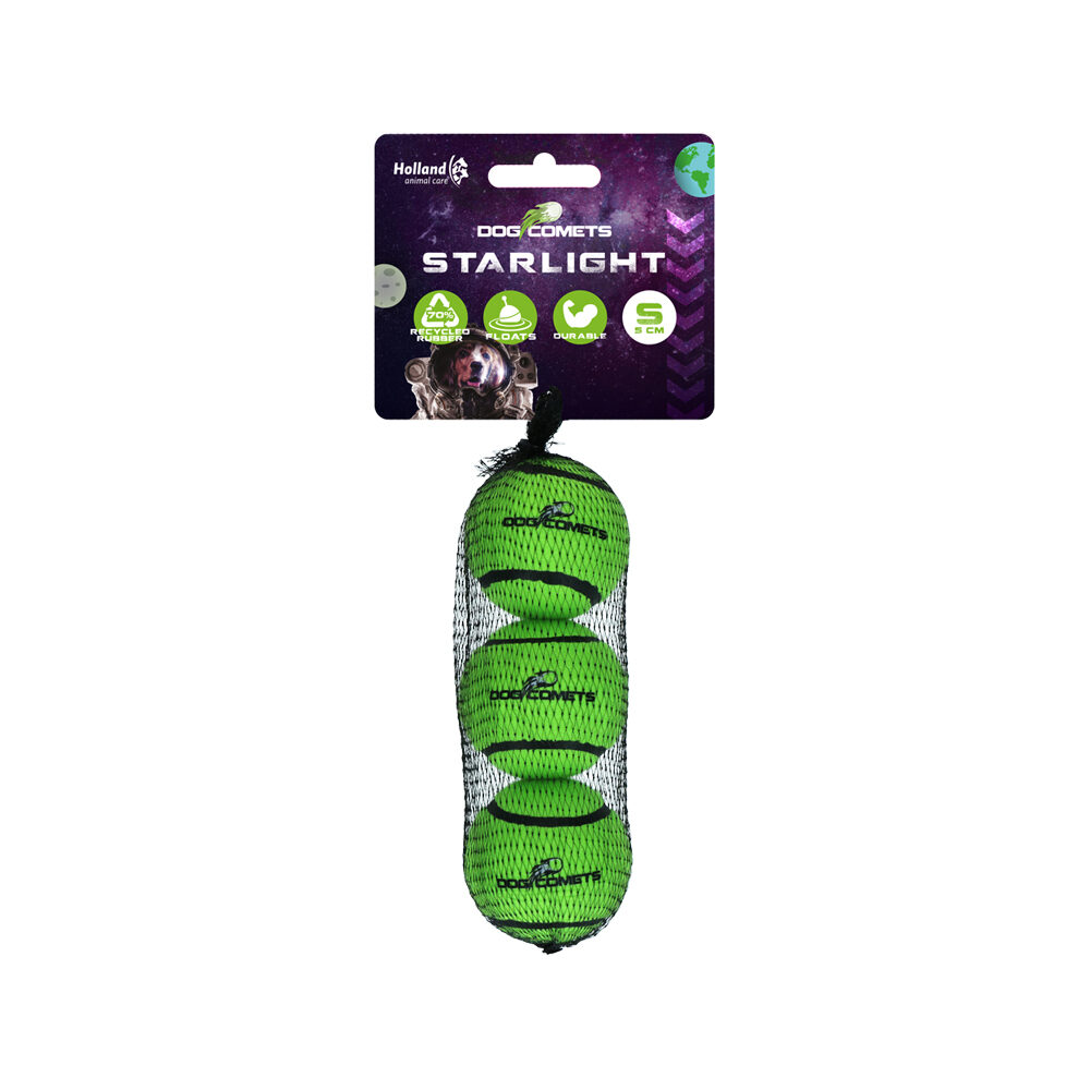 Dog Comets Starlight - S - Grøn (3-pak)