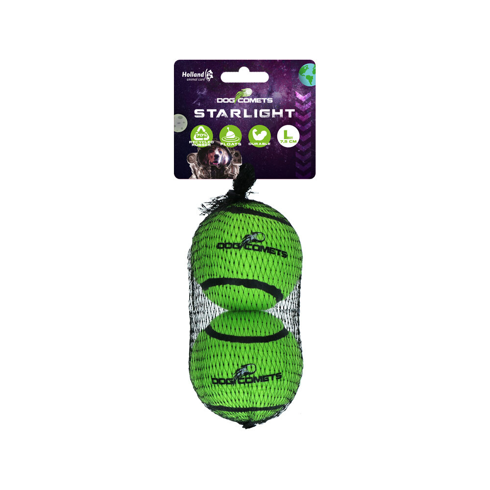 Dog Comets Starlight - L - Grøn (3-pak)