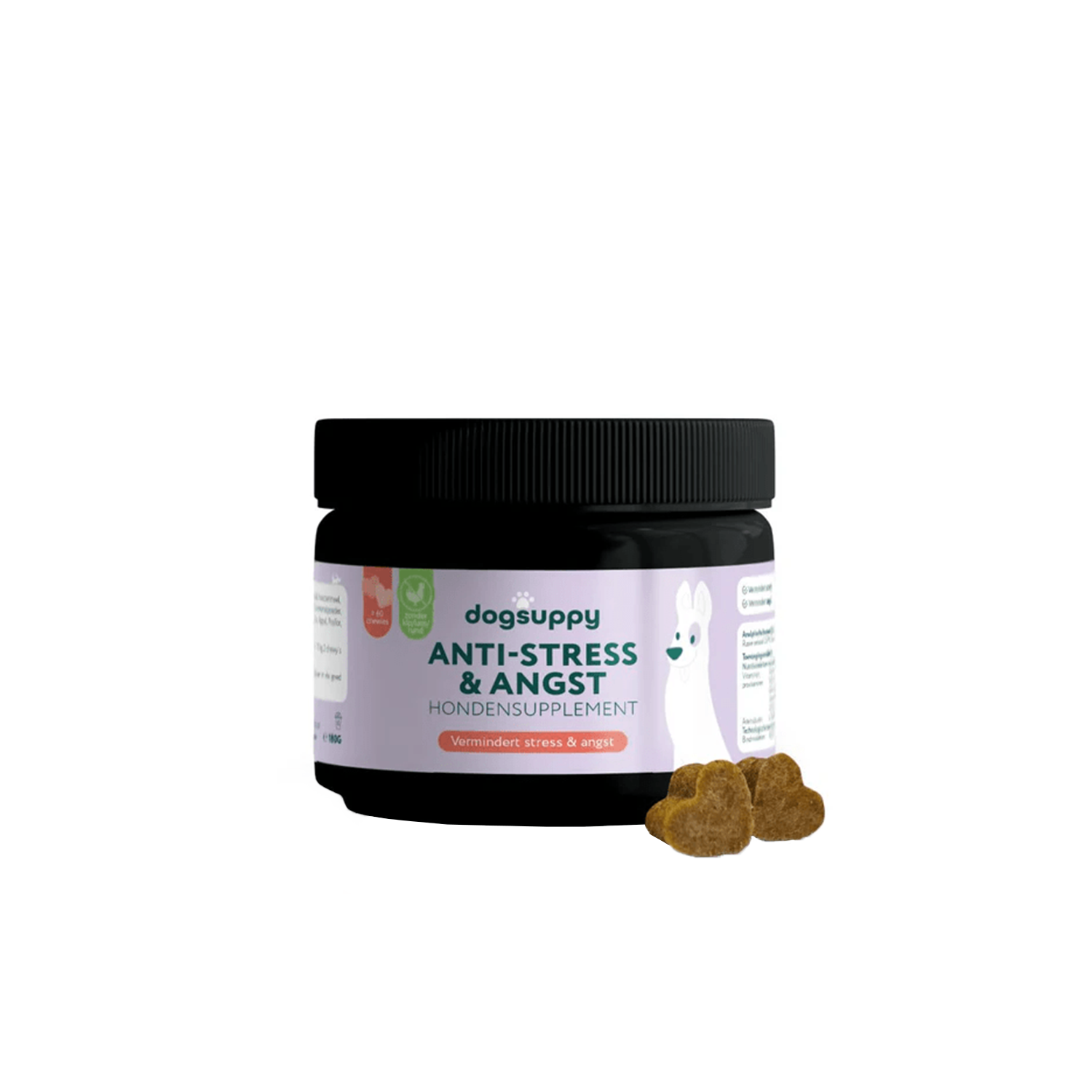 DogSuppy Anti-Stress & Angst (met insect) - 60 stuks