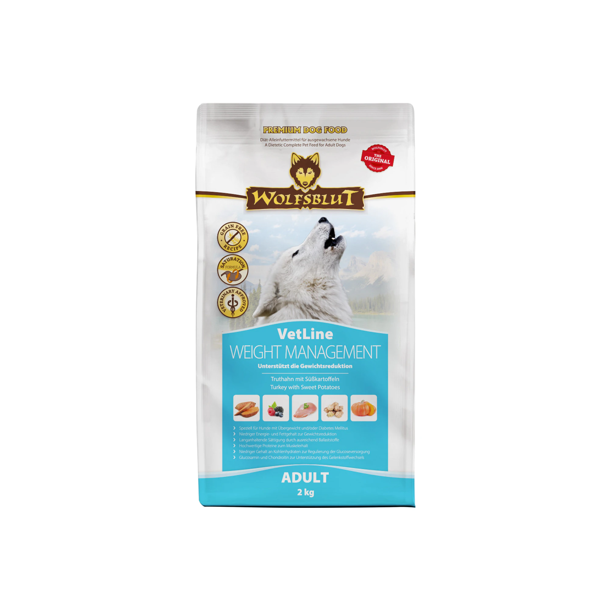 Wolfsblut Vetline Weight Management - Hondenvoer - 2 kg