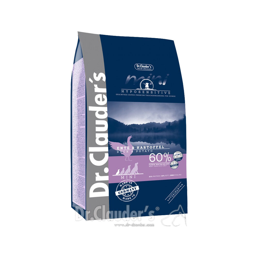 Dr. Clauder's Hyposensible Toutes races Canard et pommes de terre ...