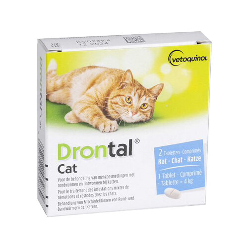 MILBACTOR® 4 mg/10 mg Comprimé pelliculé pour petits chats pesant au moins  0,5 kg - Med'Vet