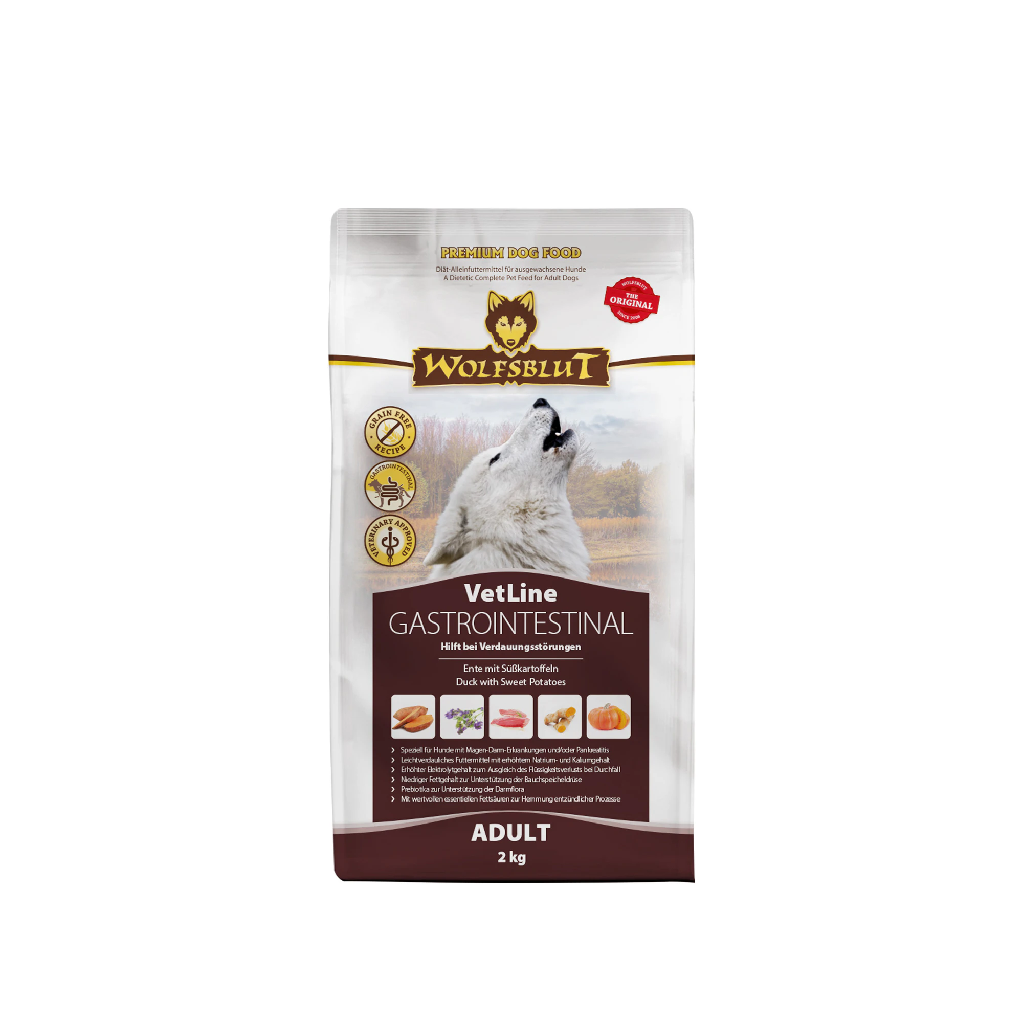 Wolfsblut Vetline Gastrointestinal - Hondenvoer - 2 kg