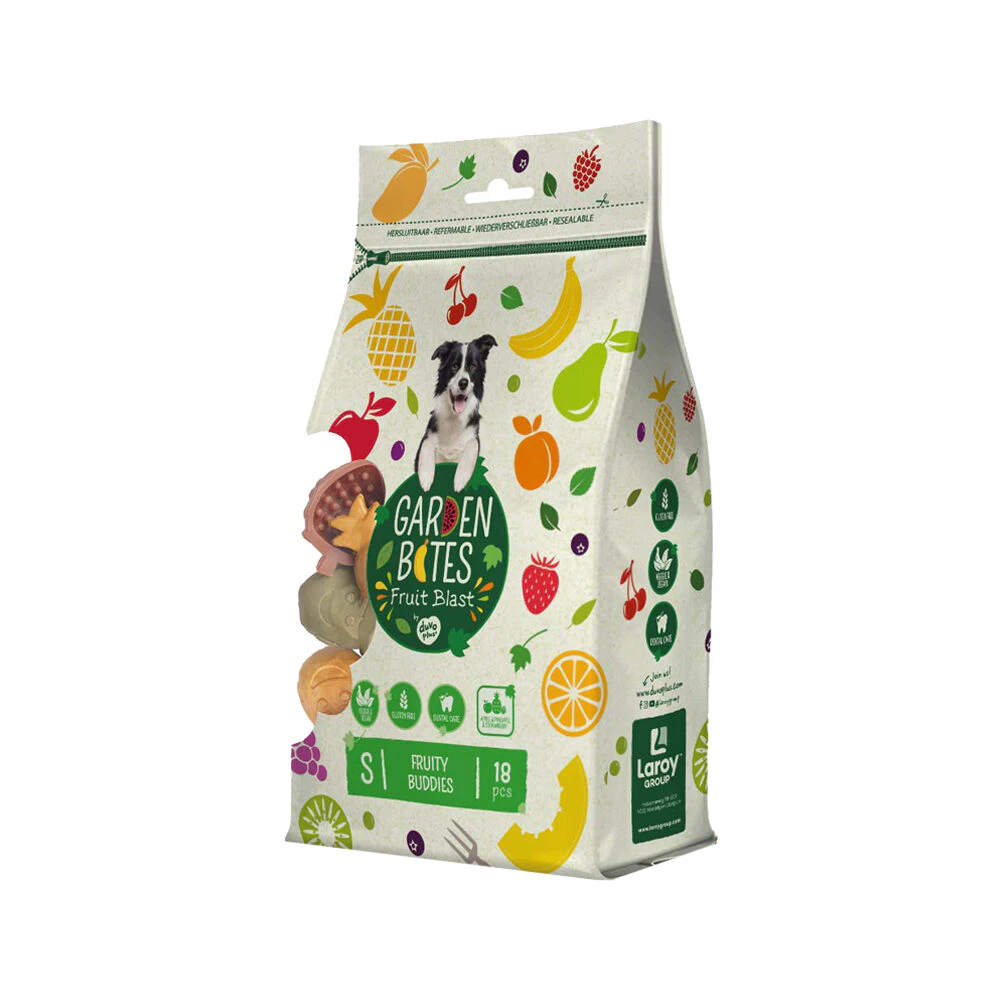 Duvo+ Garden Bites Fruity Buddies - S - 18 Stück