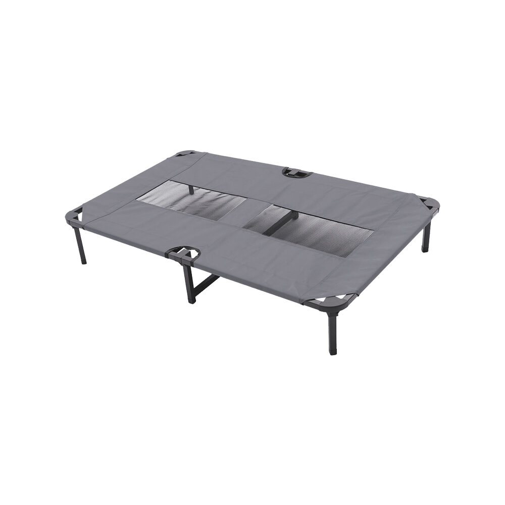 Duvo+ Lit pour Chien Relax - Gris - 73,5 x 50 x 14 cm 