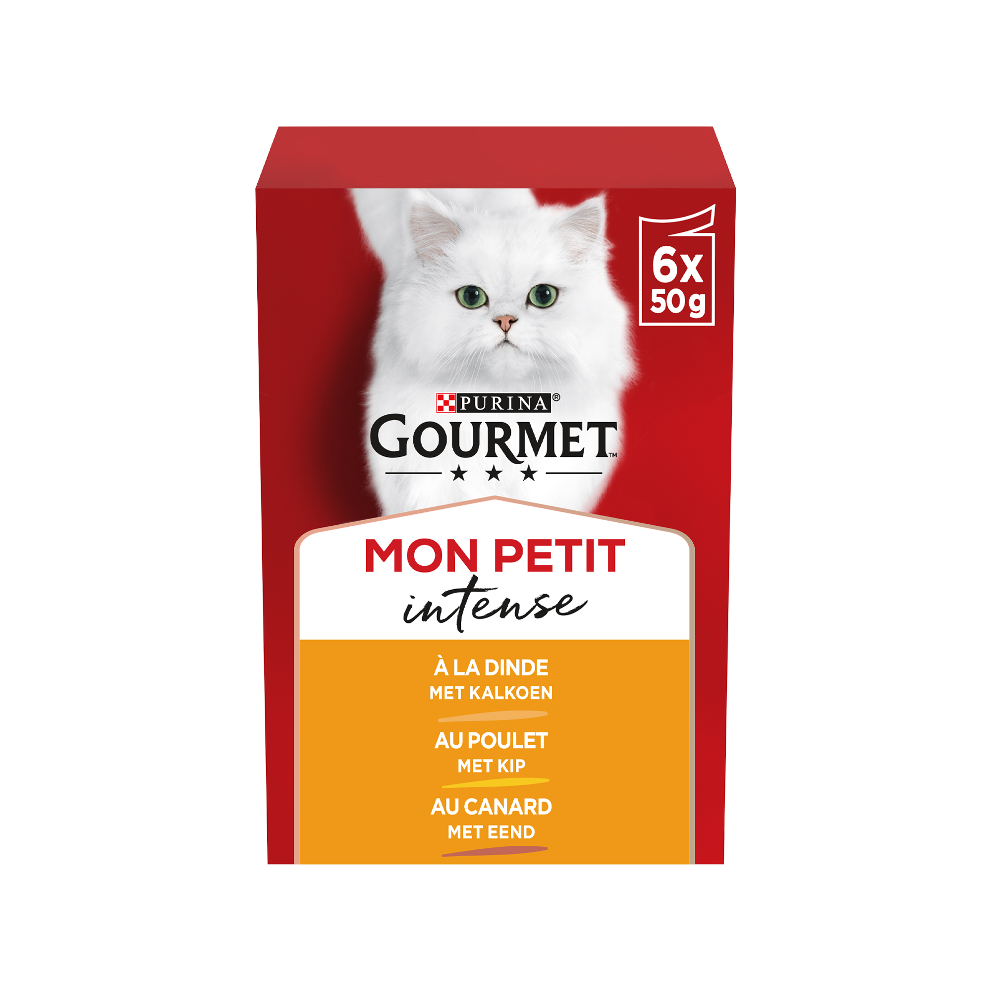 Purina Gourmet Mon Petit - Maaltijdzakje - Kip, Eend en Kalkoen 6 x 50 g