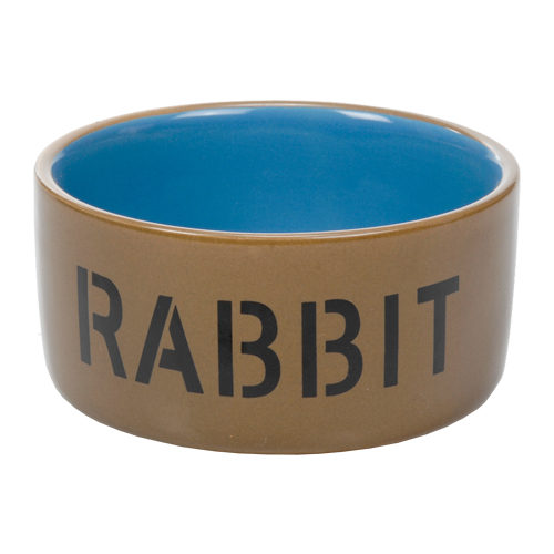 Beeztees Ceramic Food Bowl - Rabbit