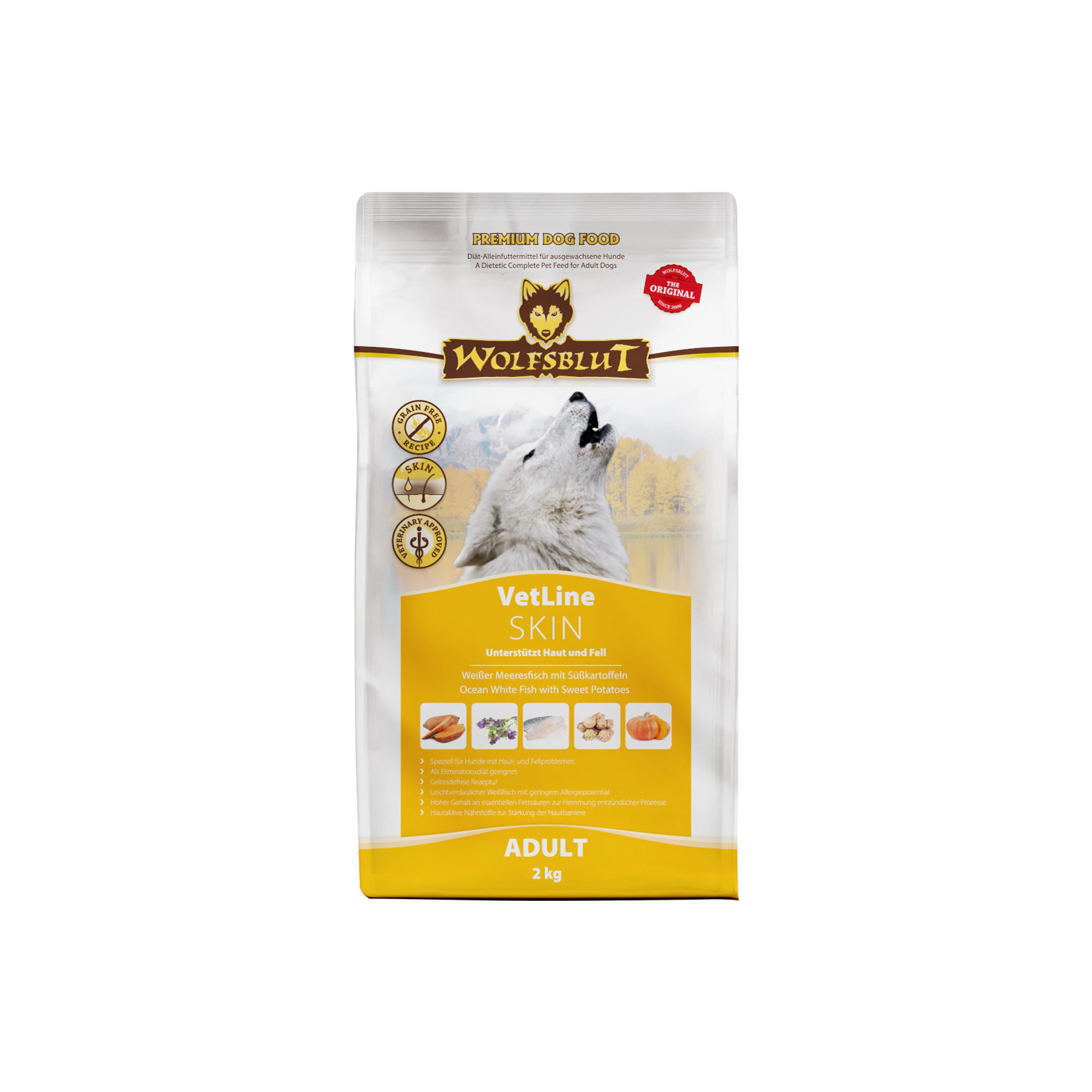 Wolfsblut VetLine Skin - Hondenvoer - 2 kg