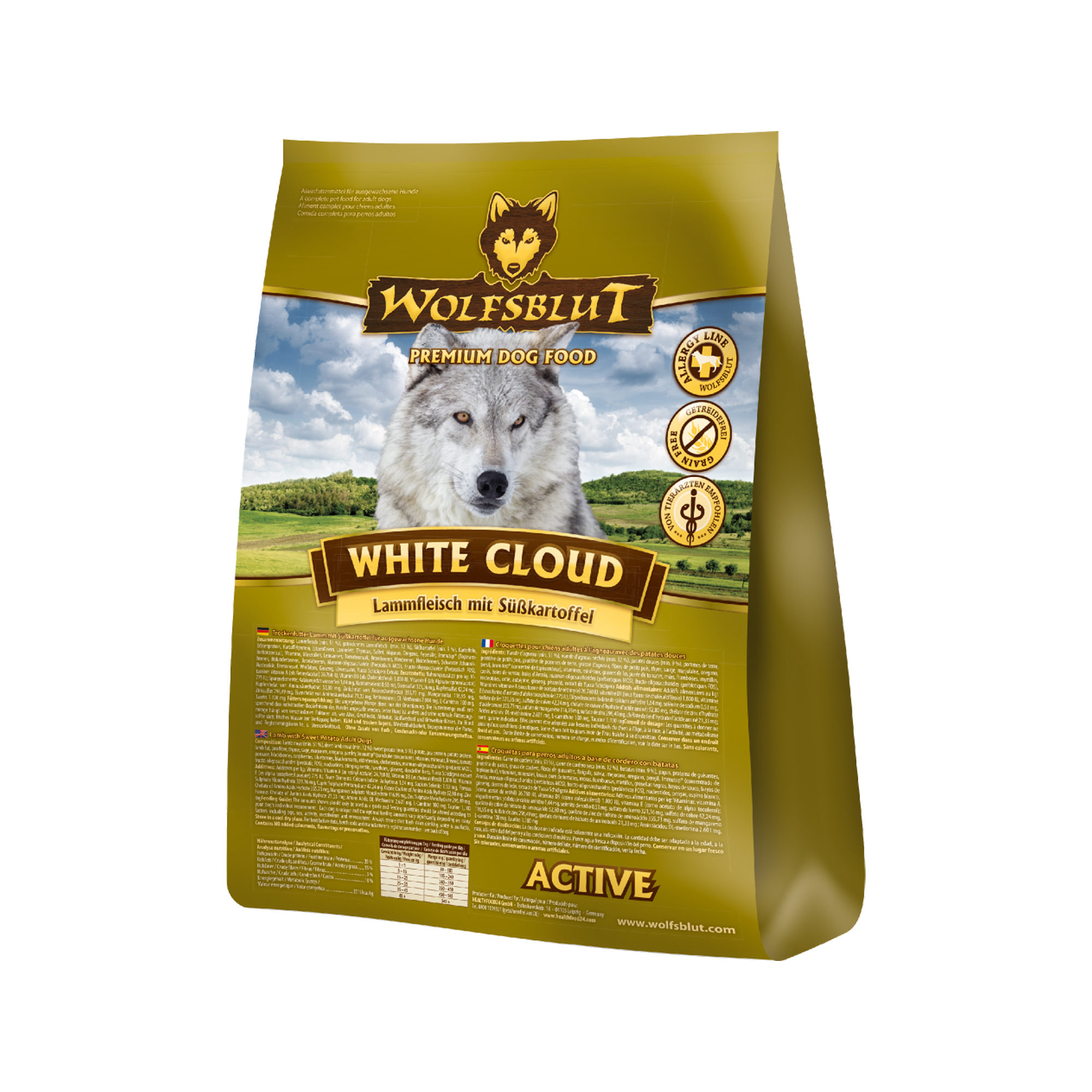 Wolfsblut White Cloud Active Adult Hundefutter