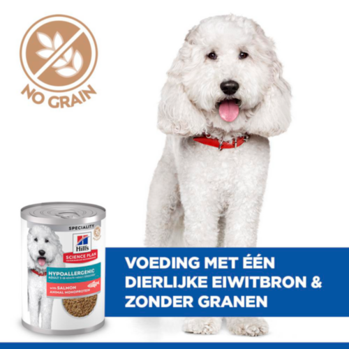 Hill's Science Plan Hypoallergenic Adult Hondenvoer Zalm - Blik