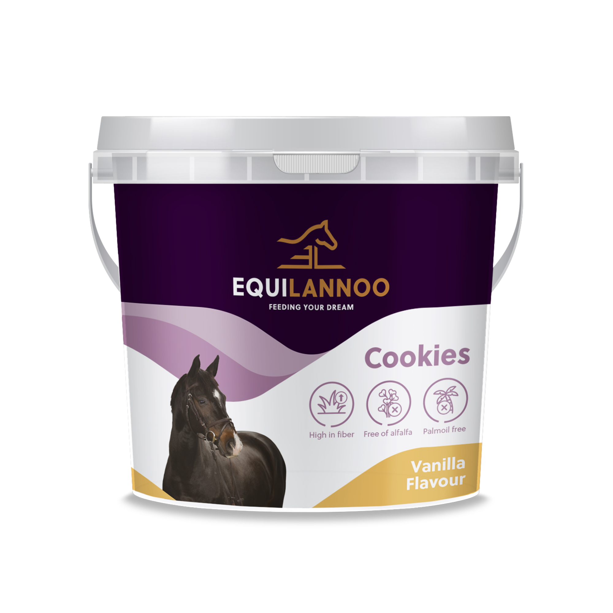 Equilannoo Cookies Vanille-Geschmack - 1, 5 Kg