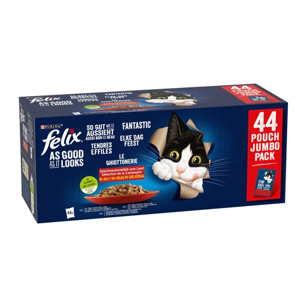 Felix Every Day a Feast in Jelly - Countryside Selection - 44 x 85 g
