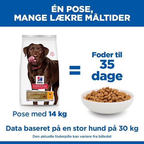 Hill's Science Plan Healthy Mobility Large Hundefoder - Kylling