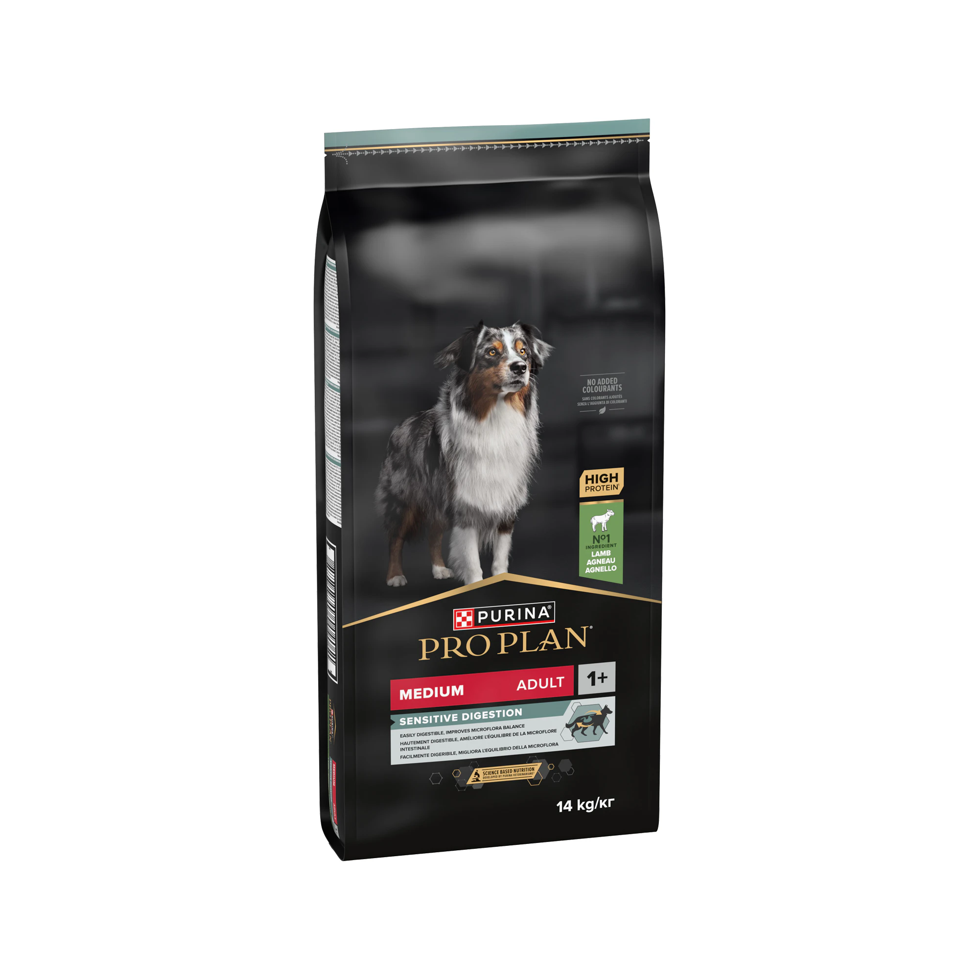 Purina Pro Plan Sensitive Digestion Medium Adult Hundefutter - Lamm - 14 kg
