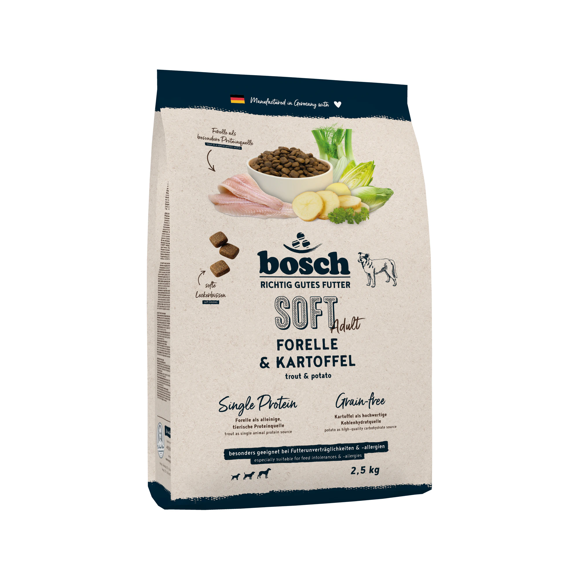 Bosch Soft Adult Hundefoder - Ørred & Kartoffel